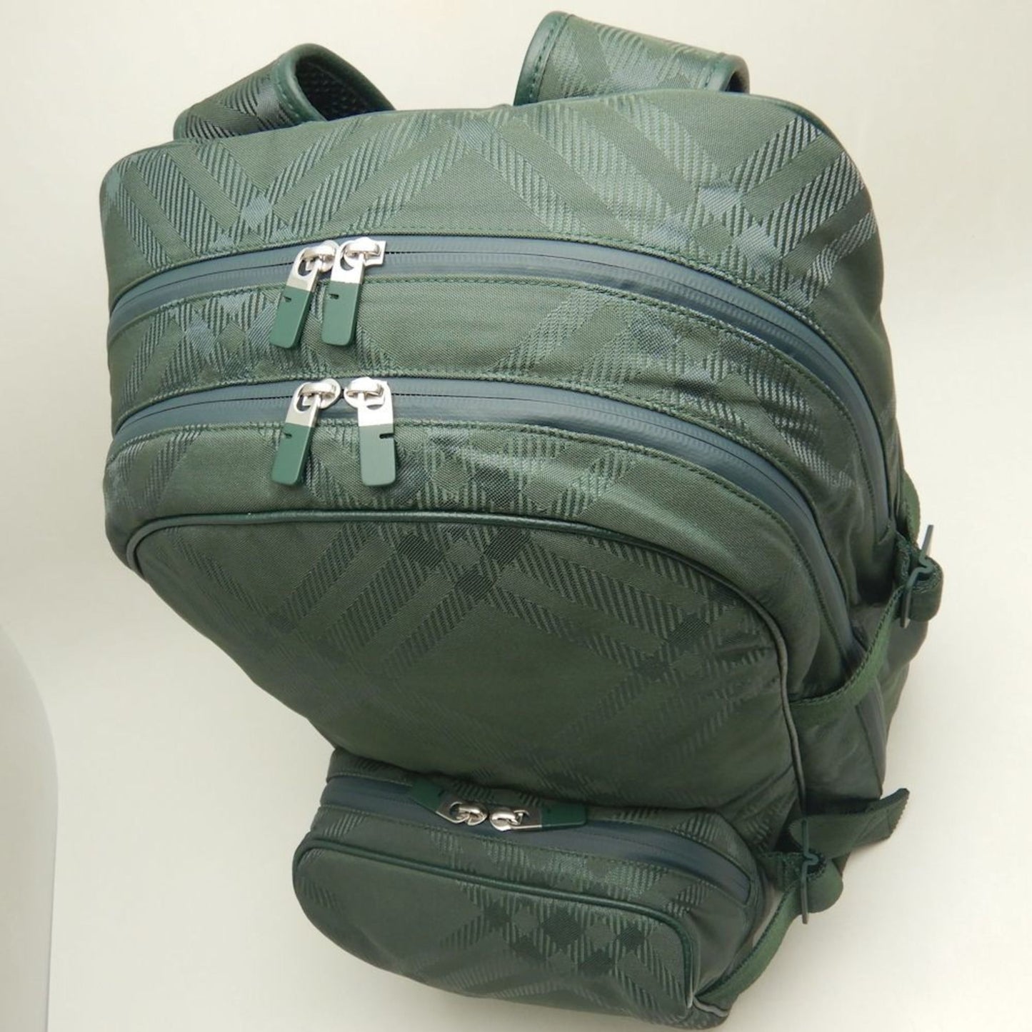 Burberry Green Nylon Backpack
