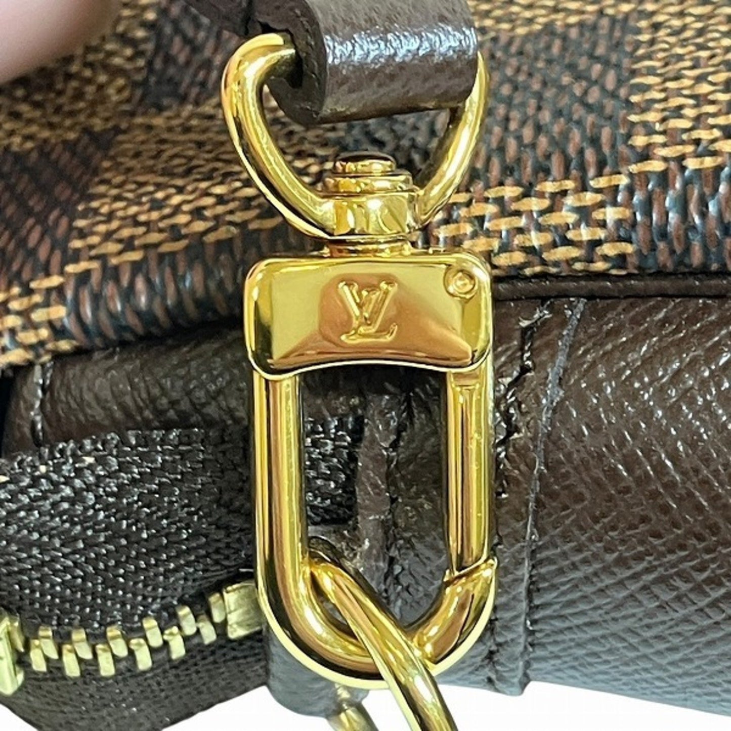Louis Vuitton Brown Canvas Trousse Makeup
