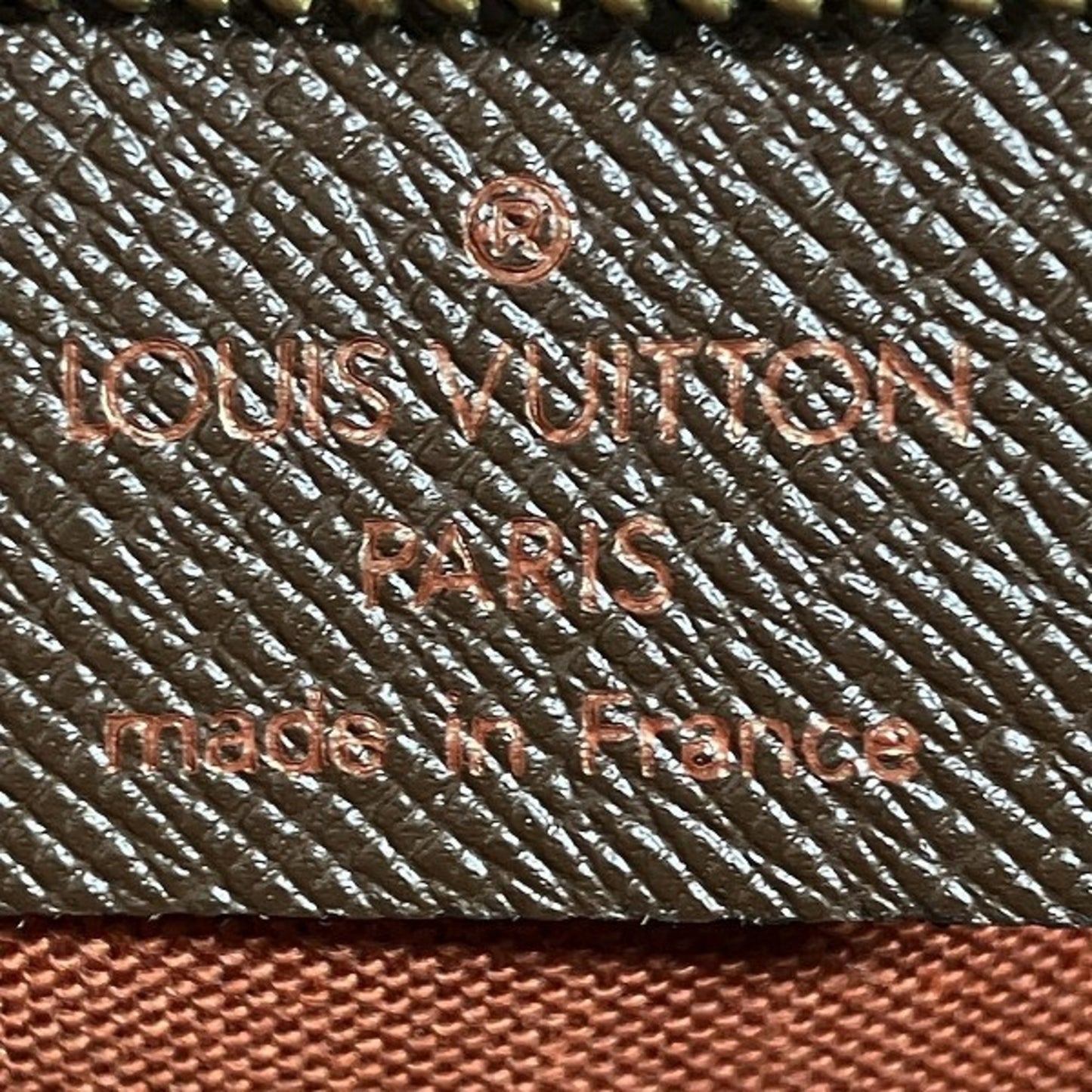 Louis Vuitton Brown Canvas Trousse Makeup