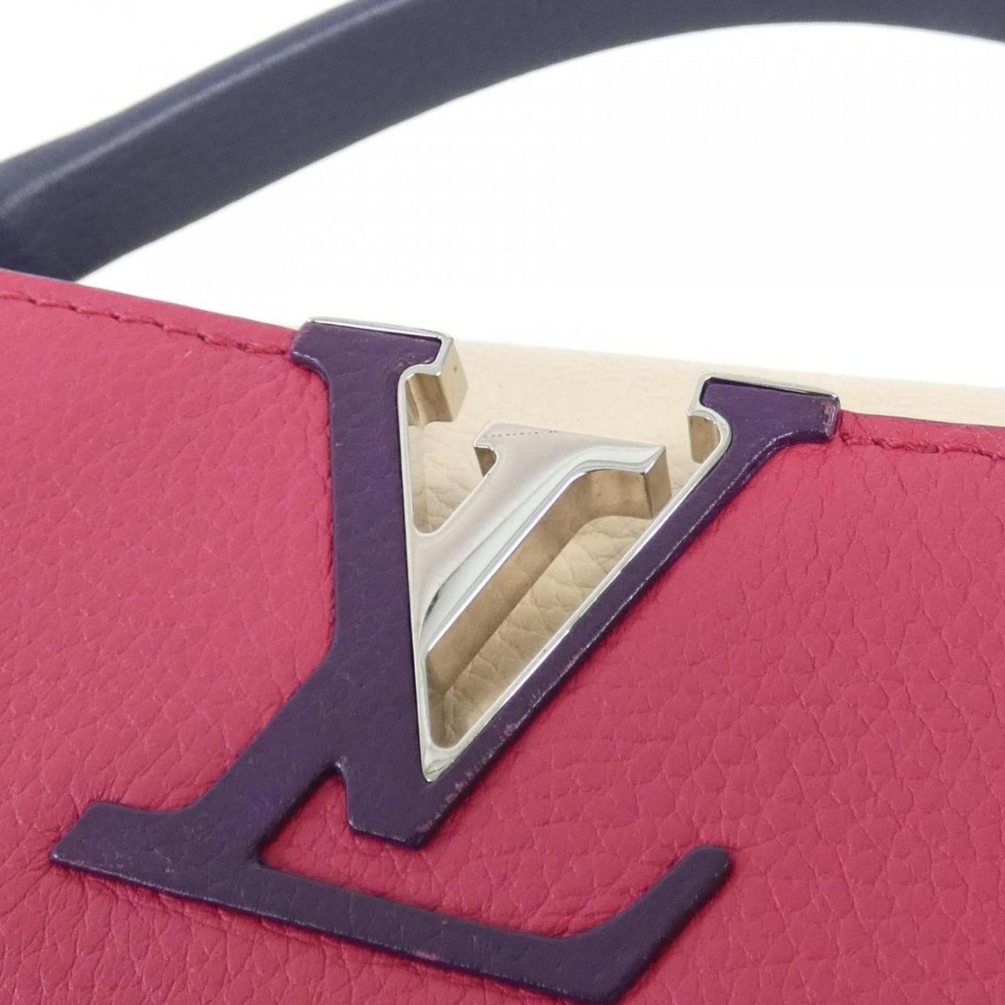 Louis Vuitton Red Leather Capucines