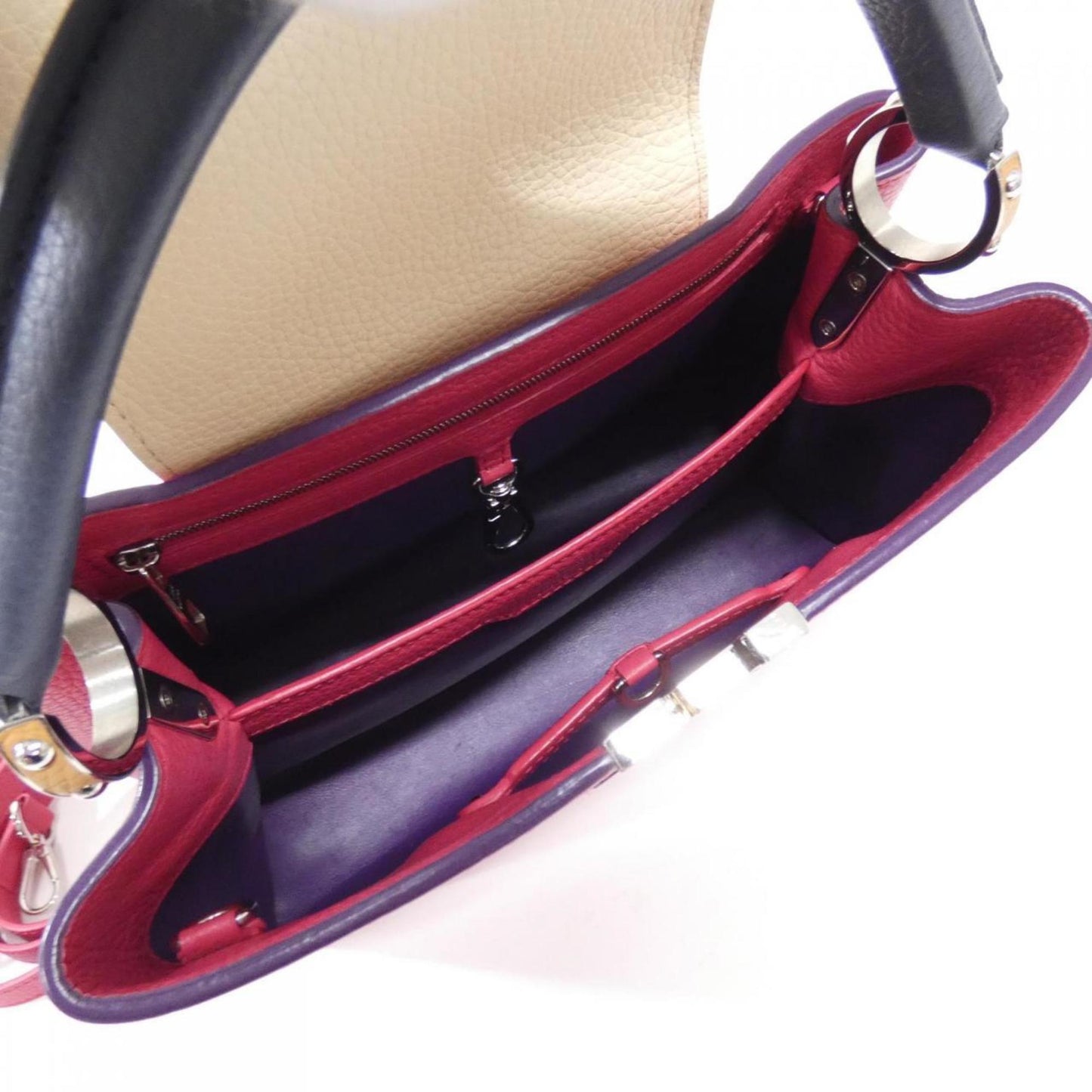 Louis Vuitton Red Leather Capucines