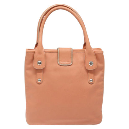 Salvatore Ferragamo Orange Leather Handbag