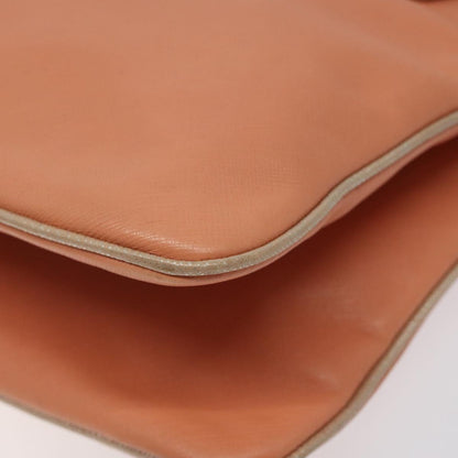 Salvatore Ferragamo Orange Leather Handbag