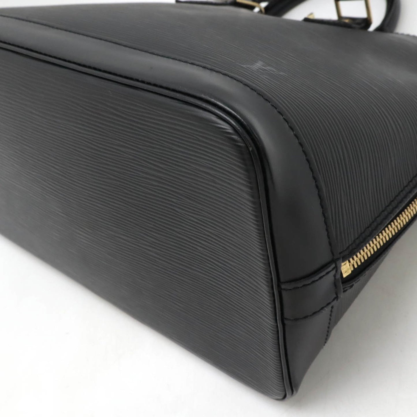 Louis Vuitton Black Leather Alma