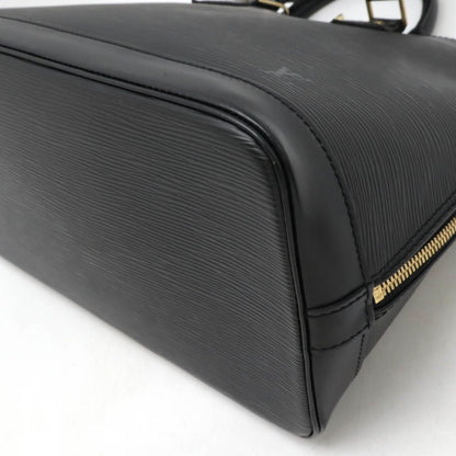 Louis Vuitton Black Leather Alma