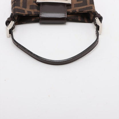 Fendi Brown Canvas Handbag