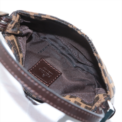 Fendi Brown Canvas Handbag