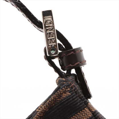 Fendi Brown Canvas Handbag