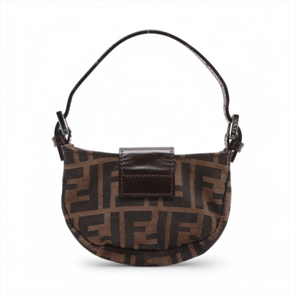 Fendi Brown Canvas Handbag