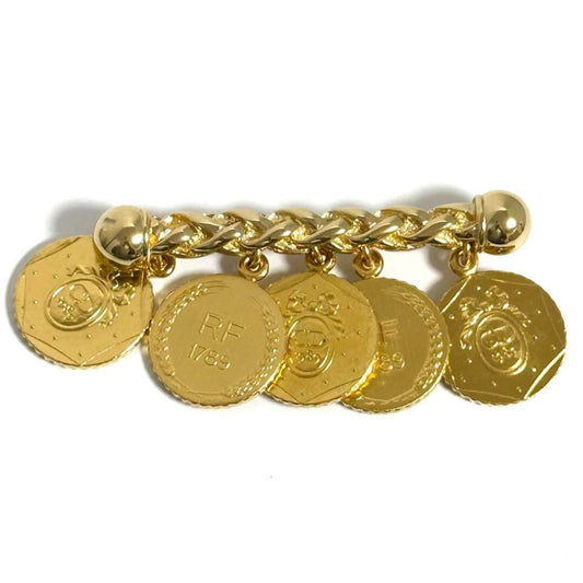 Dior Gold Metal Brooch