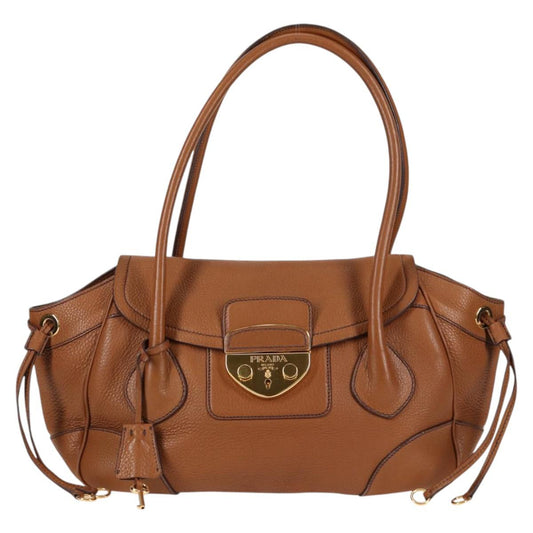 Prada Brown Leather Vitello