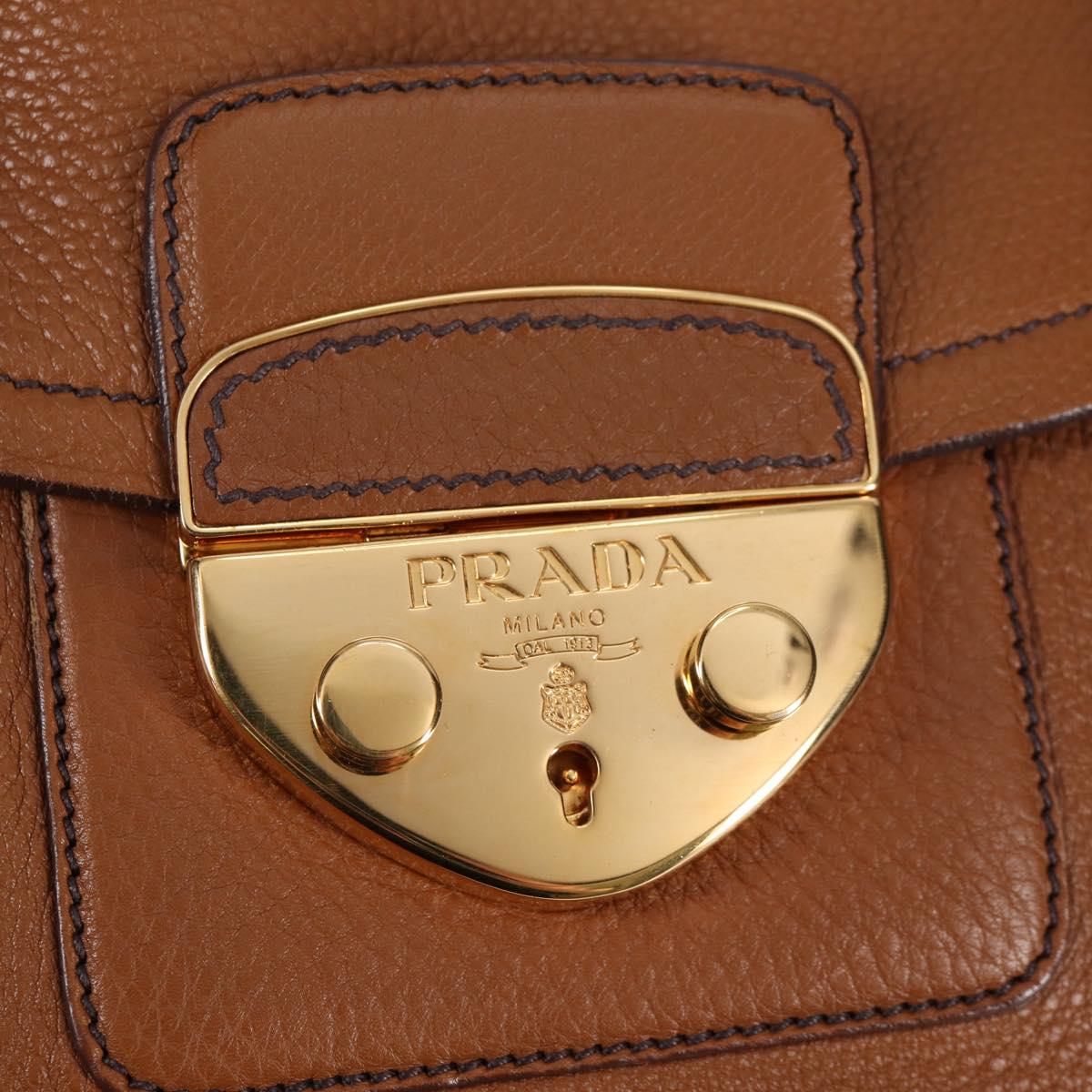 Prada Brown Leather Vitello