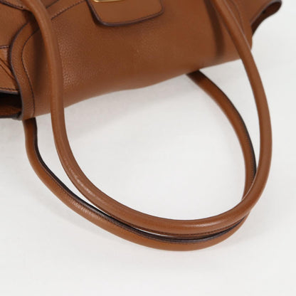 Prada Brown Leather Vitello