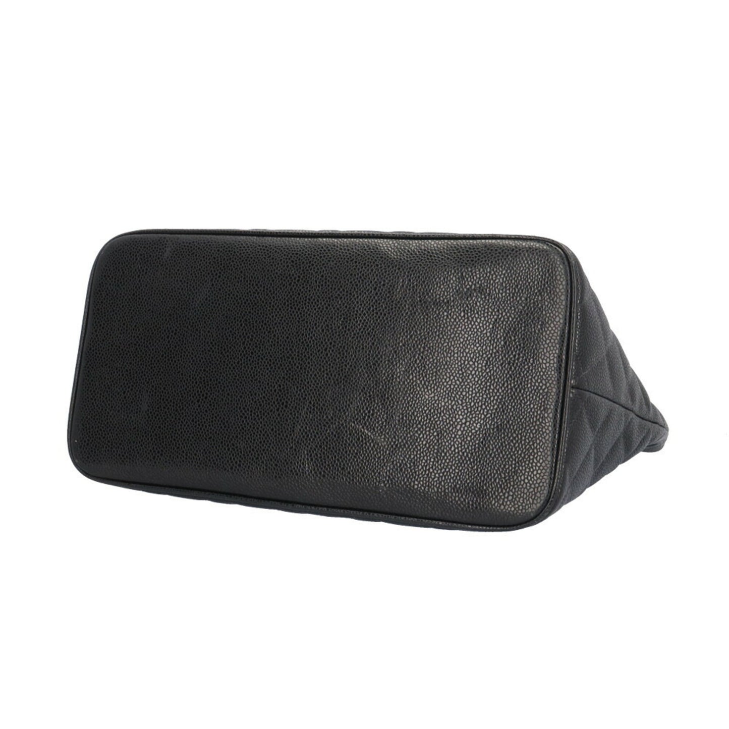 Chanel Black Leather Medaillon