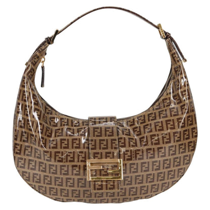 Fendi Brown Canvas Zucchino