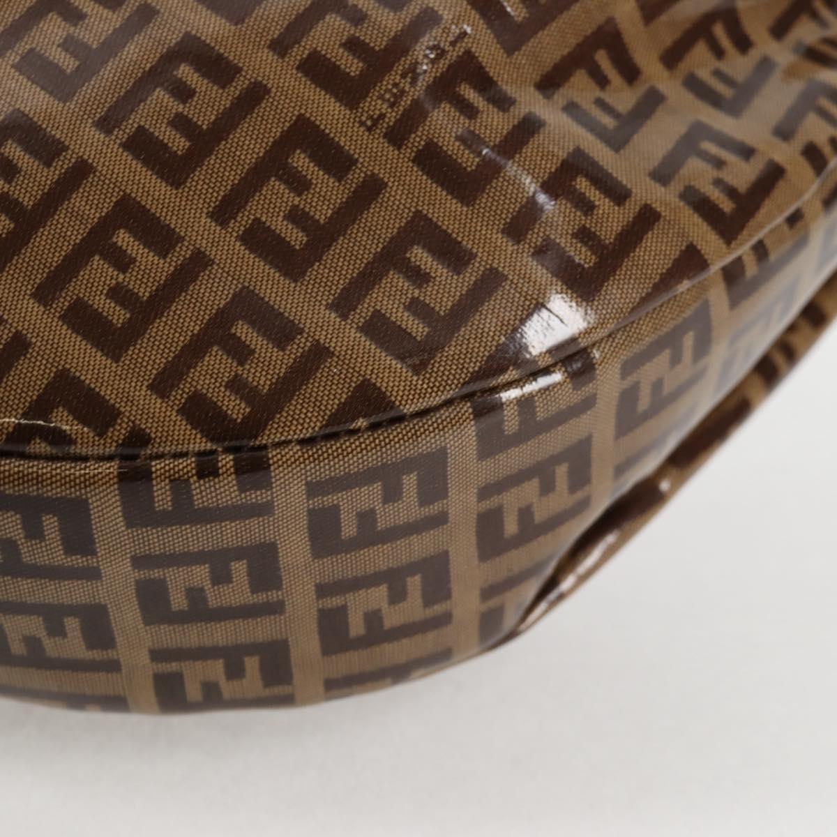 Fendi Brown Canvas Zucchino