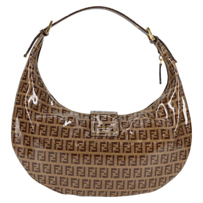 Fendi Brown Canvas Zucchino
