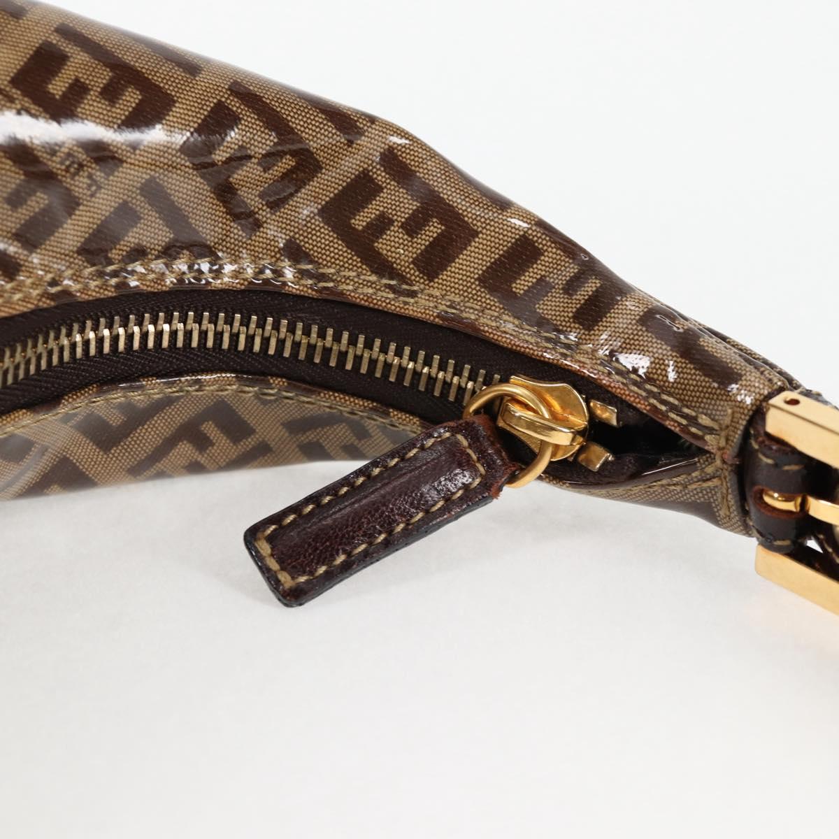 Fendi Brown Canvas Zucchino