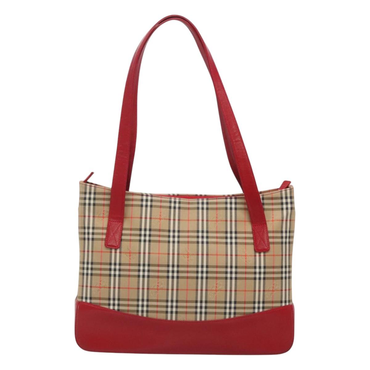 Burberry Brown Canvas Nova Check