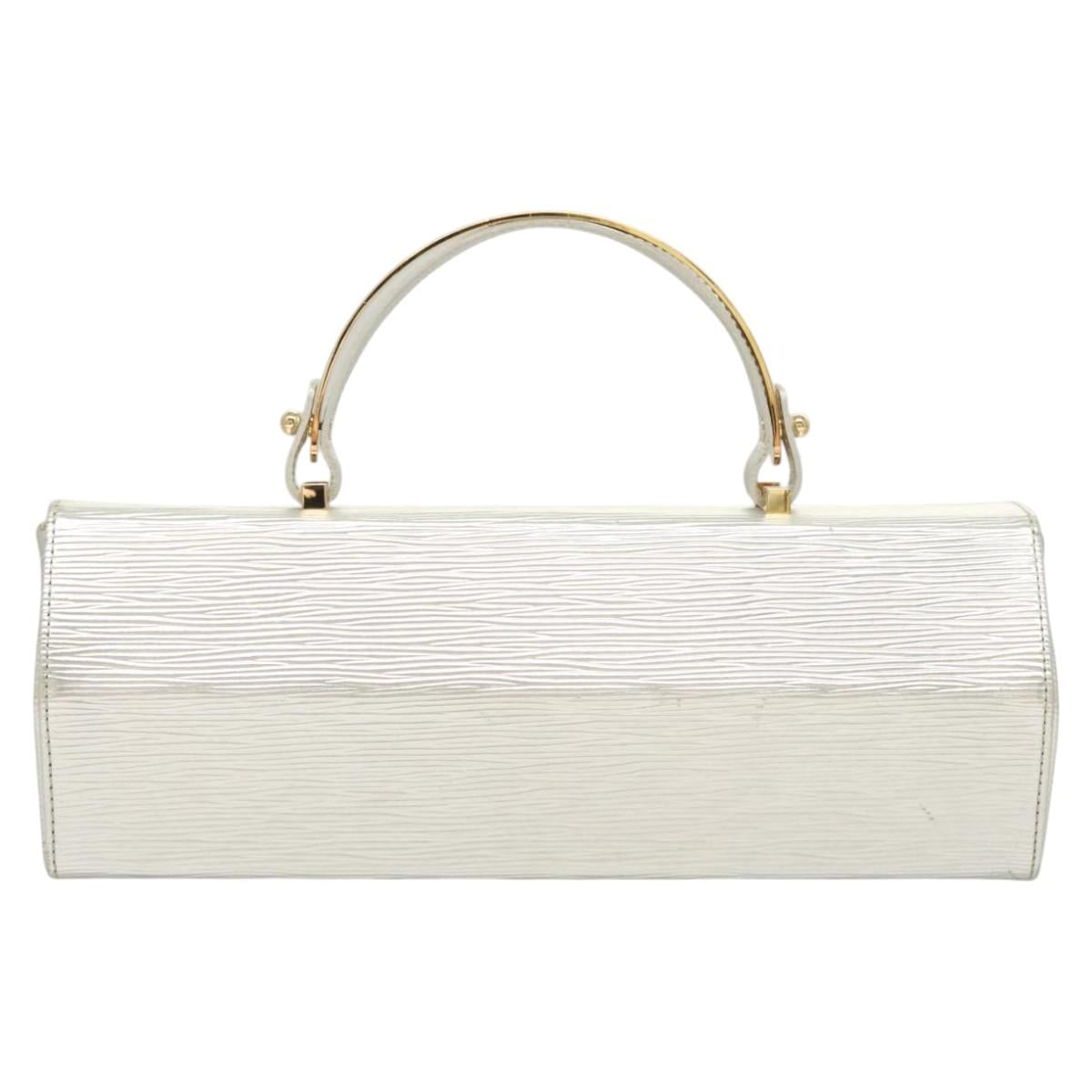 Louis Vuitton Silver Leather Handbag