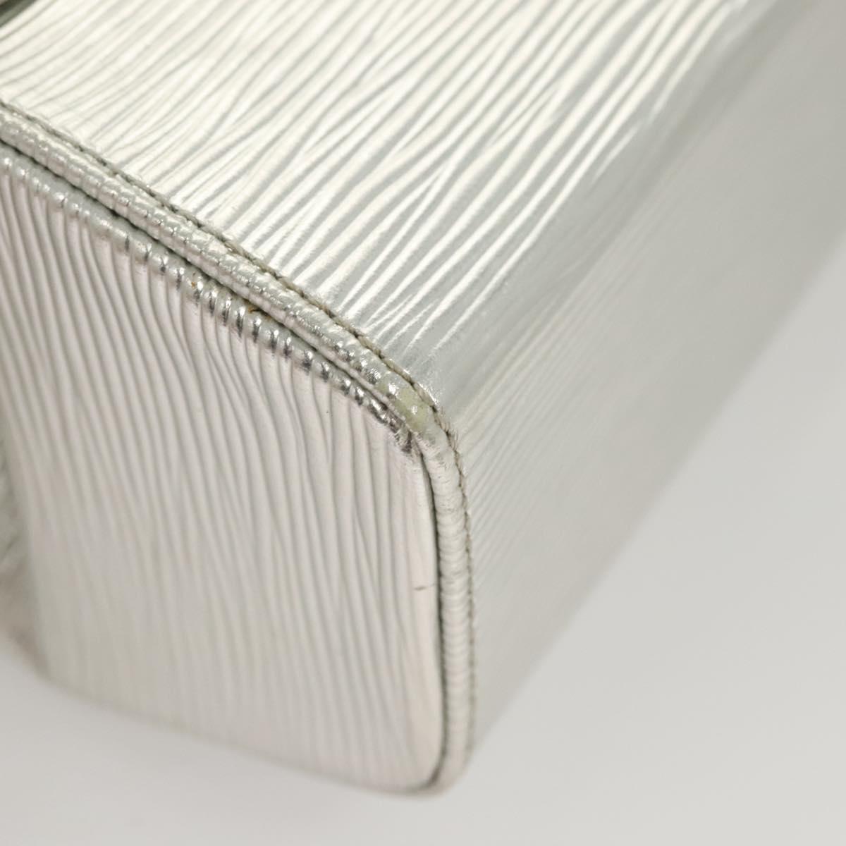Louis Vuitton Silver Leather Handbag