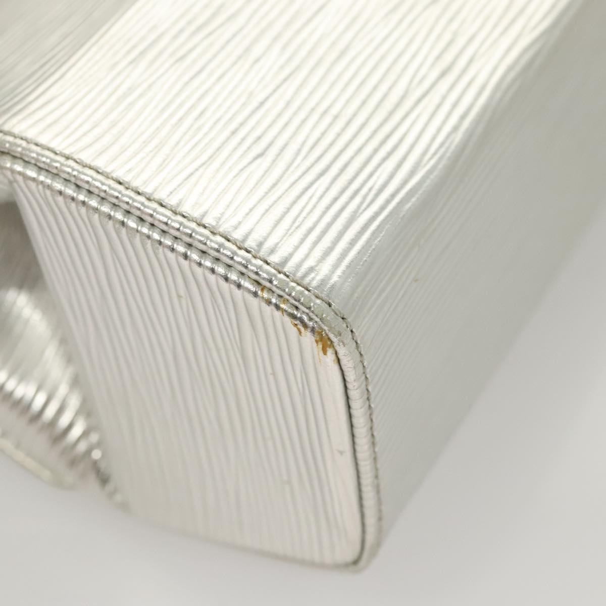 Louis Vuitton Silver Leather Handbag