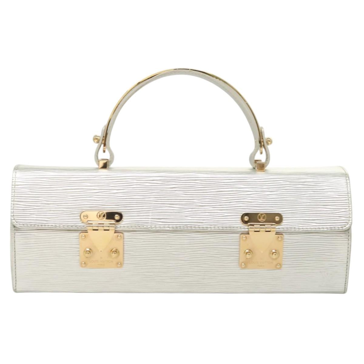 Louis Vuitton Silver Leather Handbag