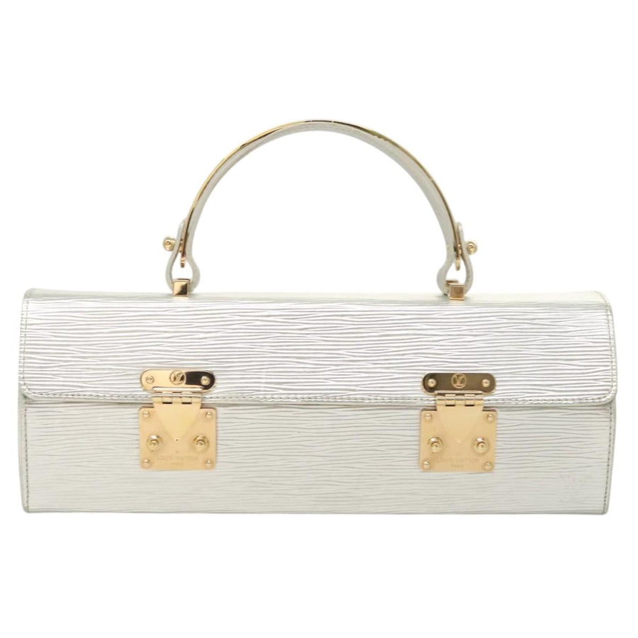 Louis Vuitton Silver Leather Handbag