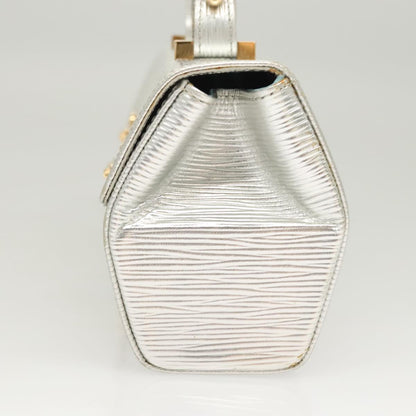Louis Vuitton Silver Leather Handbag
