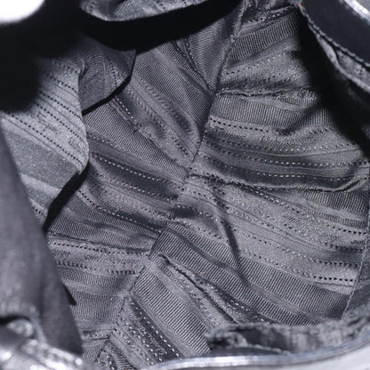 Salvatore Ferragamo Black Leather Gancini