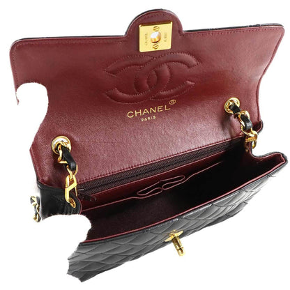 Chanel Black Leather Flap Bag
