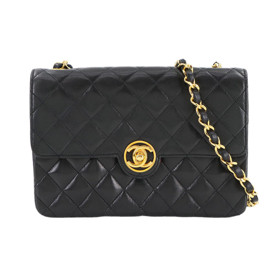 Chanel Black Leather Flap Bag