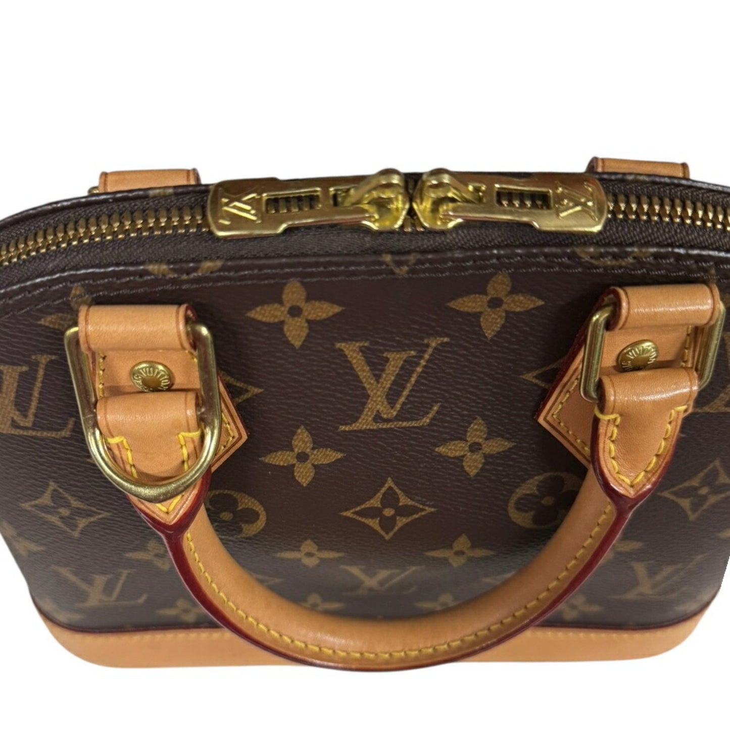 Louis Vuitton Brown Canvas Alma Bb