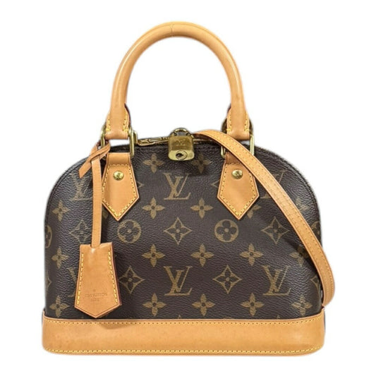 Louis Vuitton Brown Canvas Alma Bb