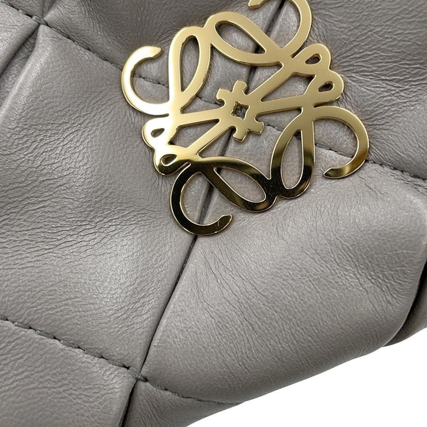 Loewe Gray Leather Goya