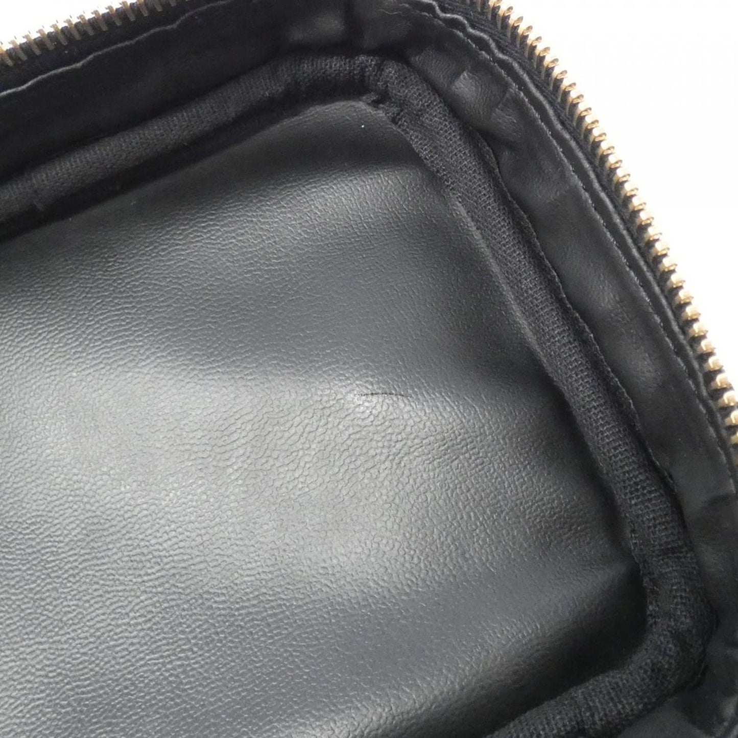 Chanel Black Leather Vanity