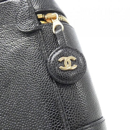 Chanel Black Leather Vanity