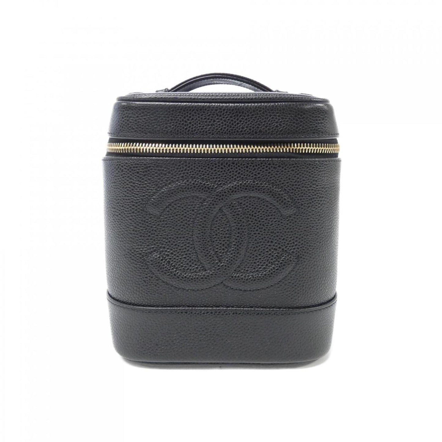 Chanel Black Leather Vanity