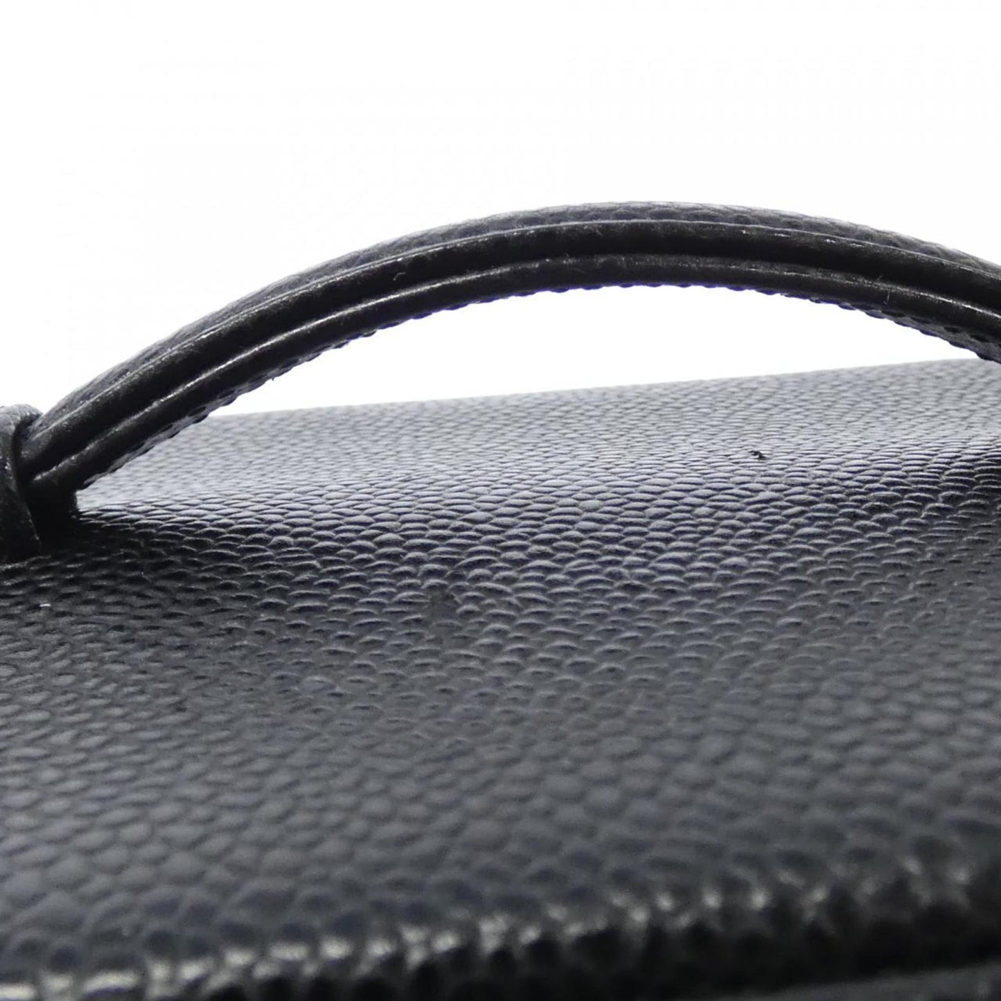 Chanel Black Leather Vanity