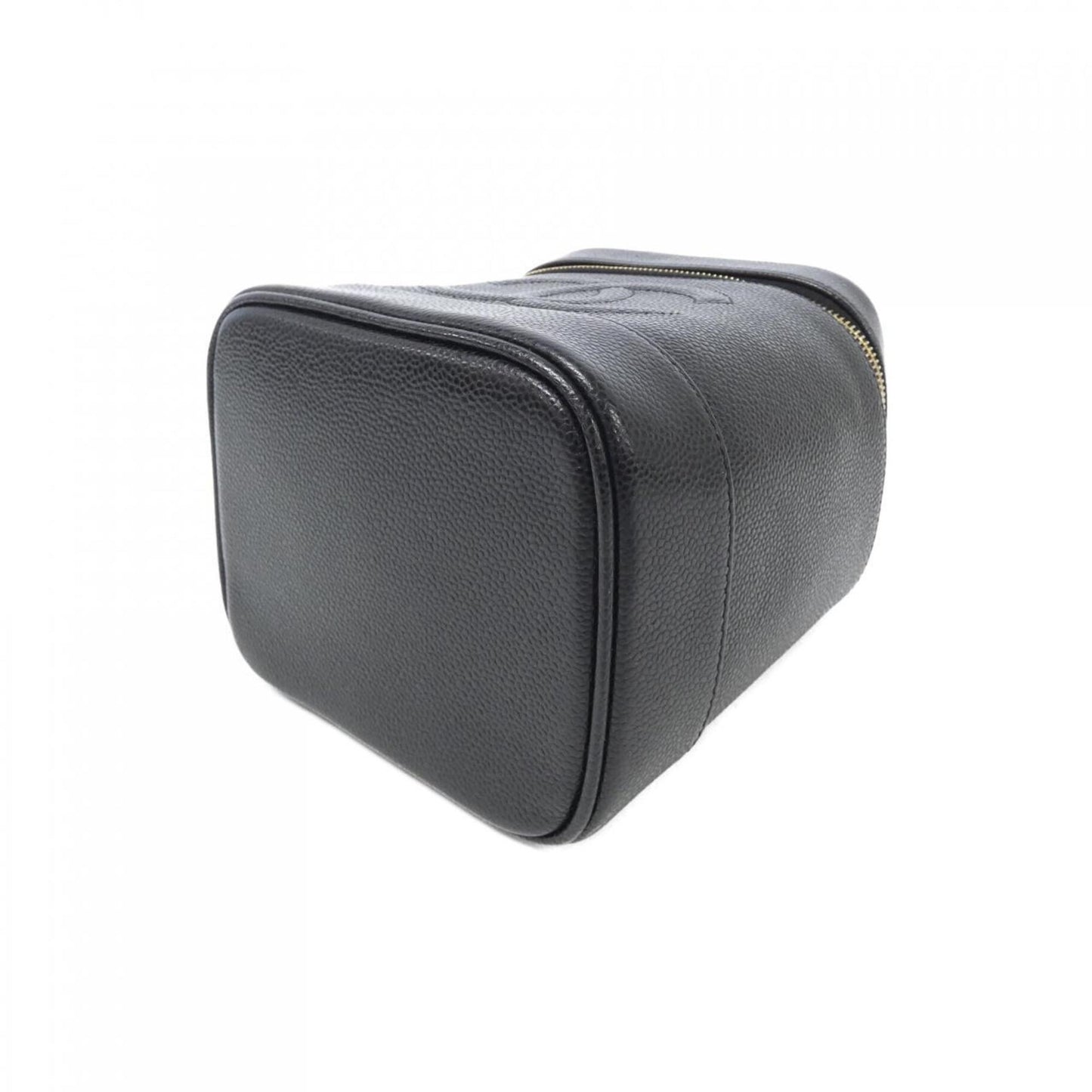 Chanel Black Leather Vanity