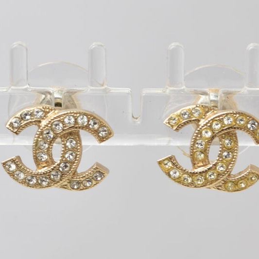 Chanel Gold Gold Plated Coco Mark