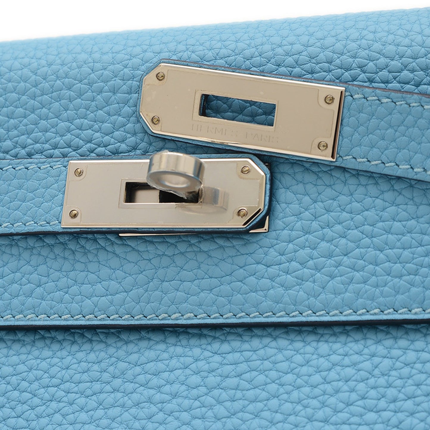 Hermès Blue Leather Kelly 28