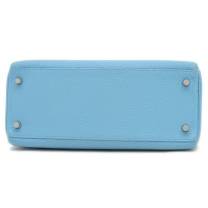 Hermès Blue Leather Kelly 28