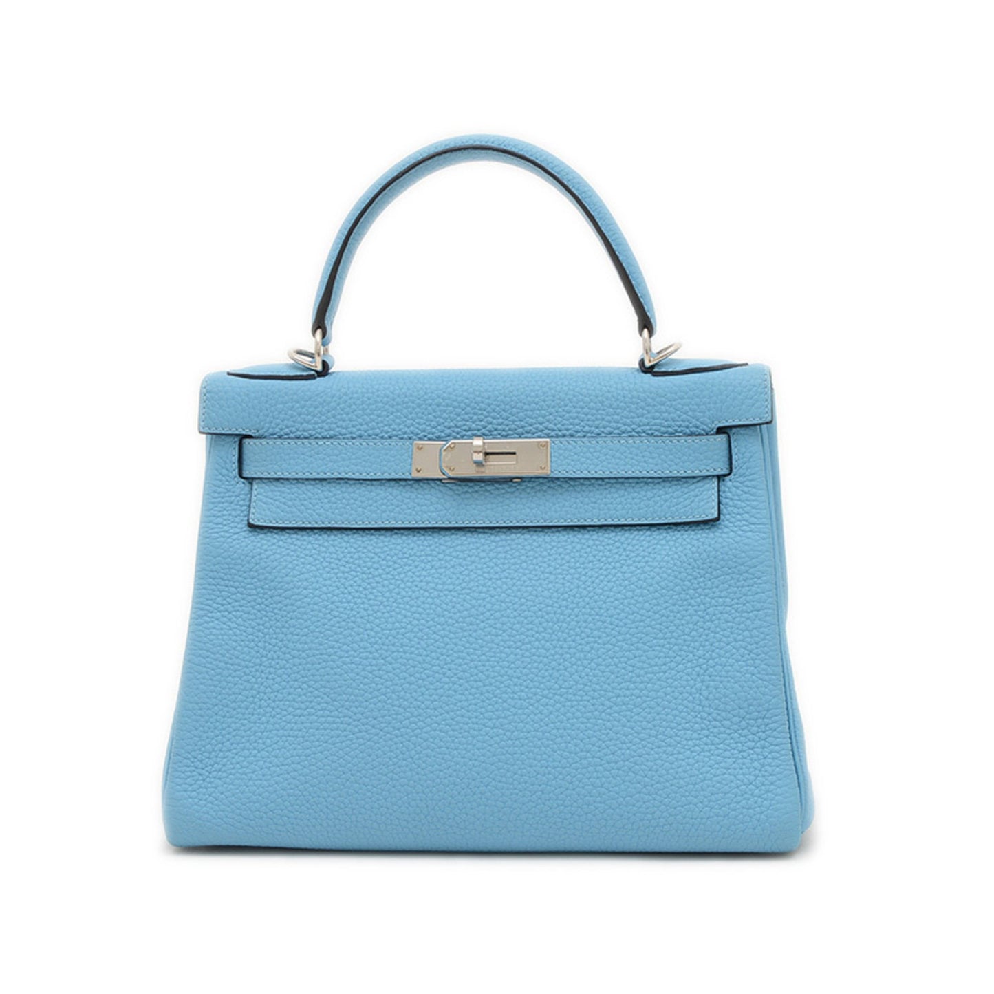 Hermès Blue Leather Kelly 28