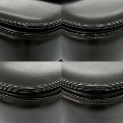 Gucci Black Leather Bamboo