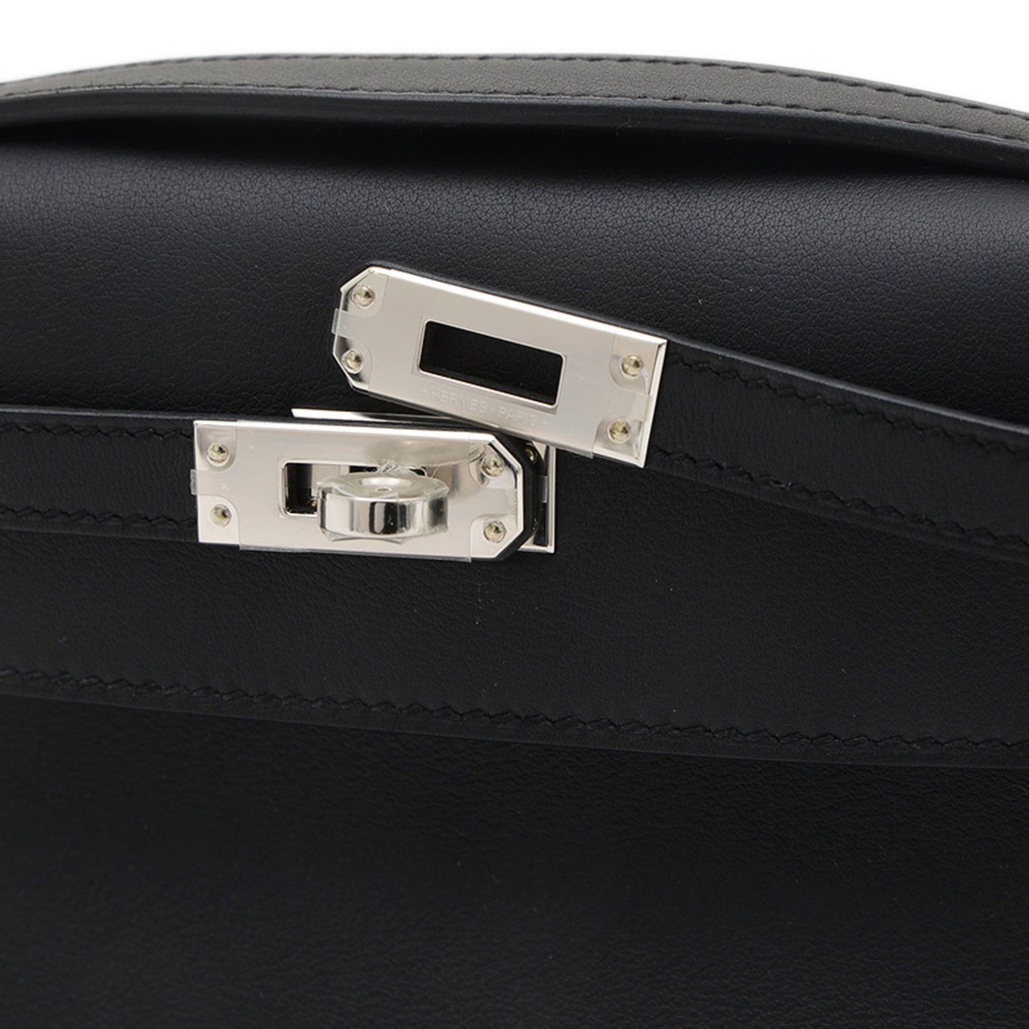 Hermès Black Leather Kelly