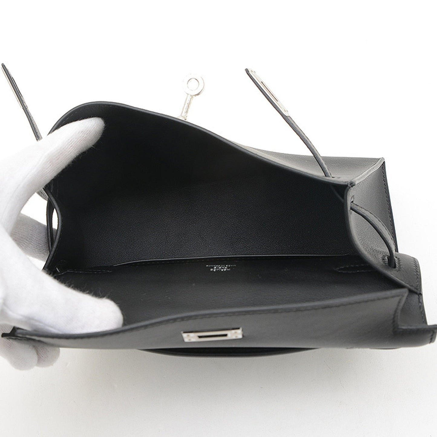 Hermès Black Leather Kelly