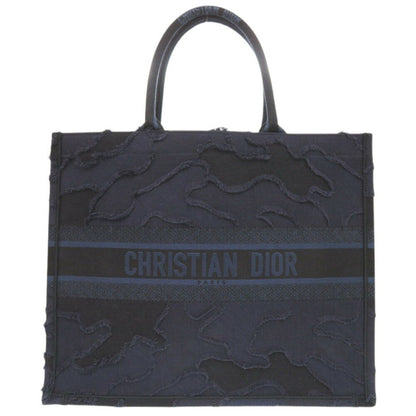 Dior Blue Canvas Book Tote