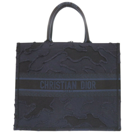 Dior Blue Canvas Book Tote
