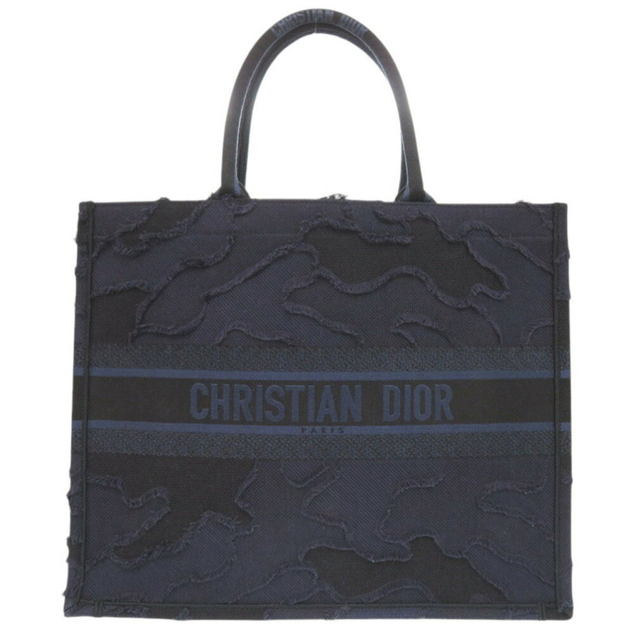 Dior Blue Canvas Book Tote